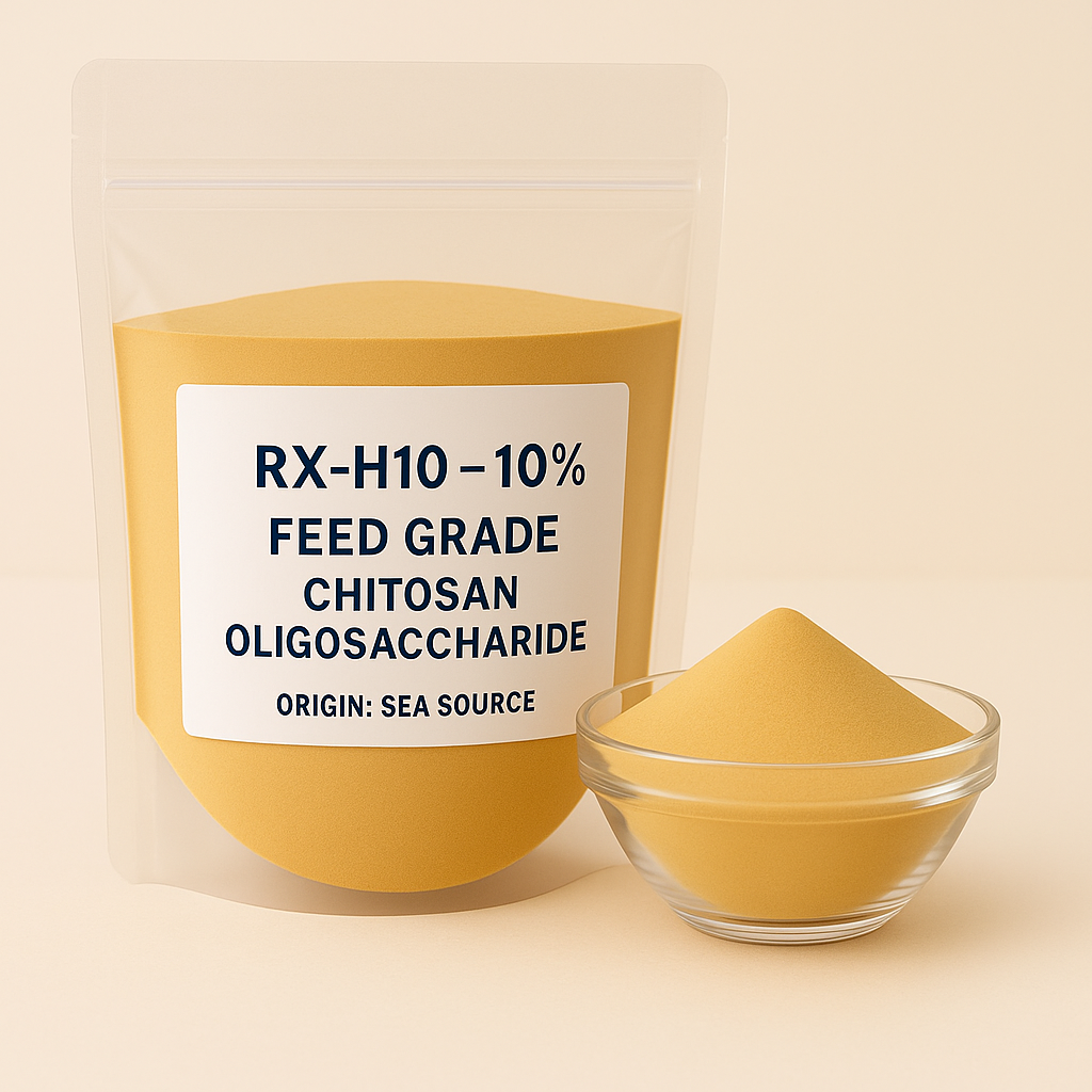 RX-H10 – 10% Feed Grade Chitosan Oligosaccharide Powder (Sea Source)
