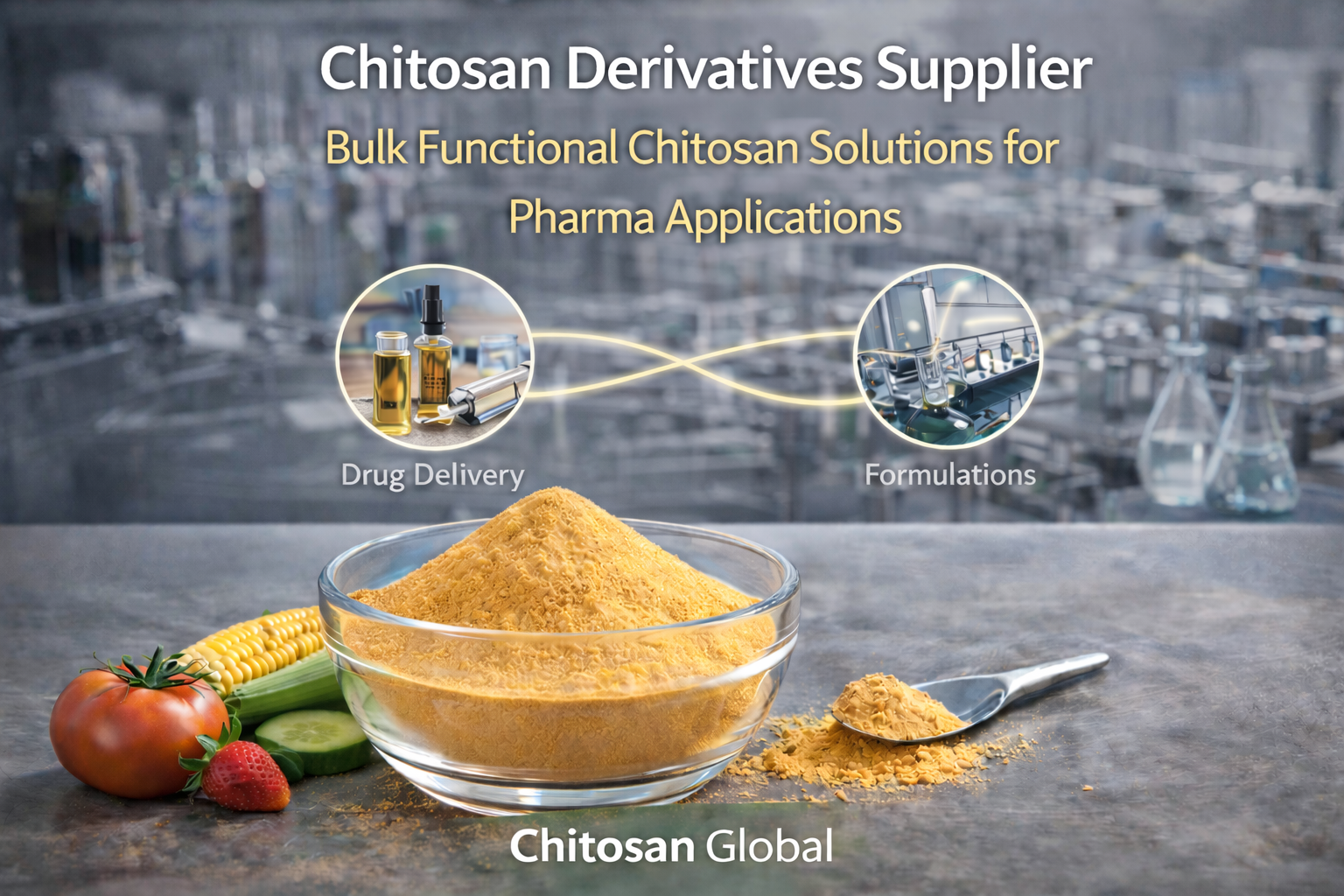 Chitosan Derivatives Supplier | Bulk Functional Chitosan Solutions for Food, Agriculture, Pharma & Industrial Applications