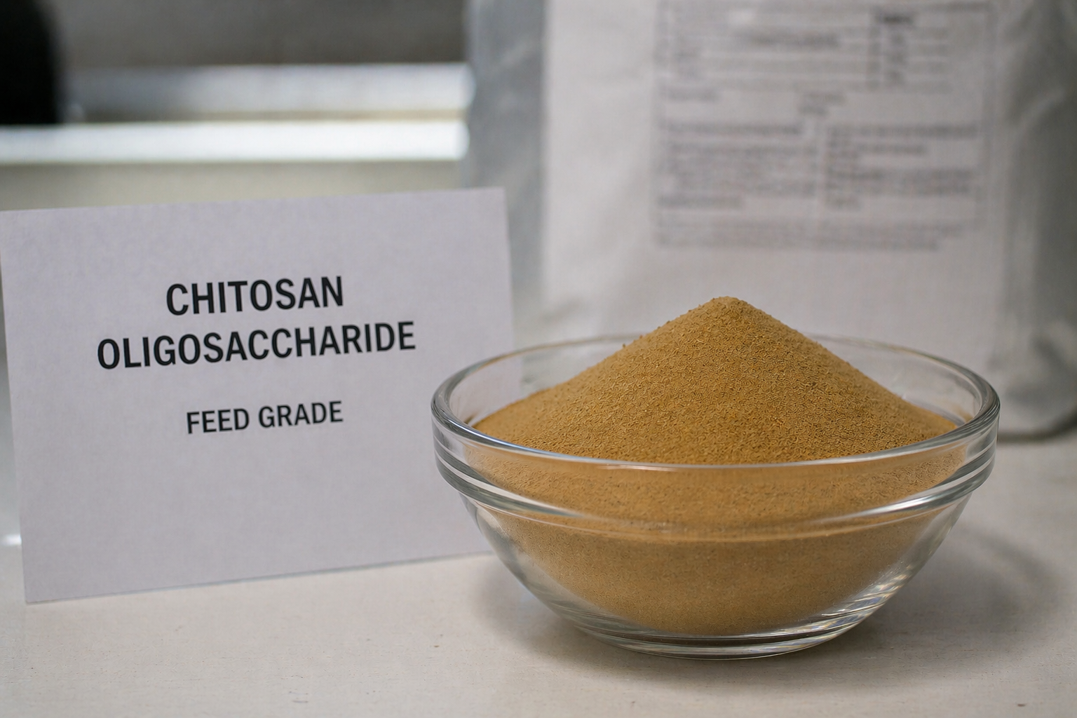 Chitosan Feed Additive for Pig Growth | Feed Grade COS Supplier for Better FCR, Piglet Gut Health & Faster Swine Performance
