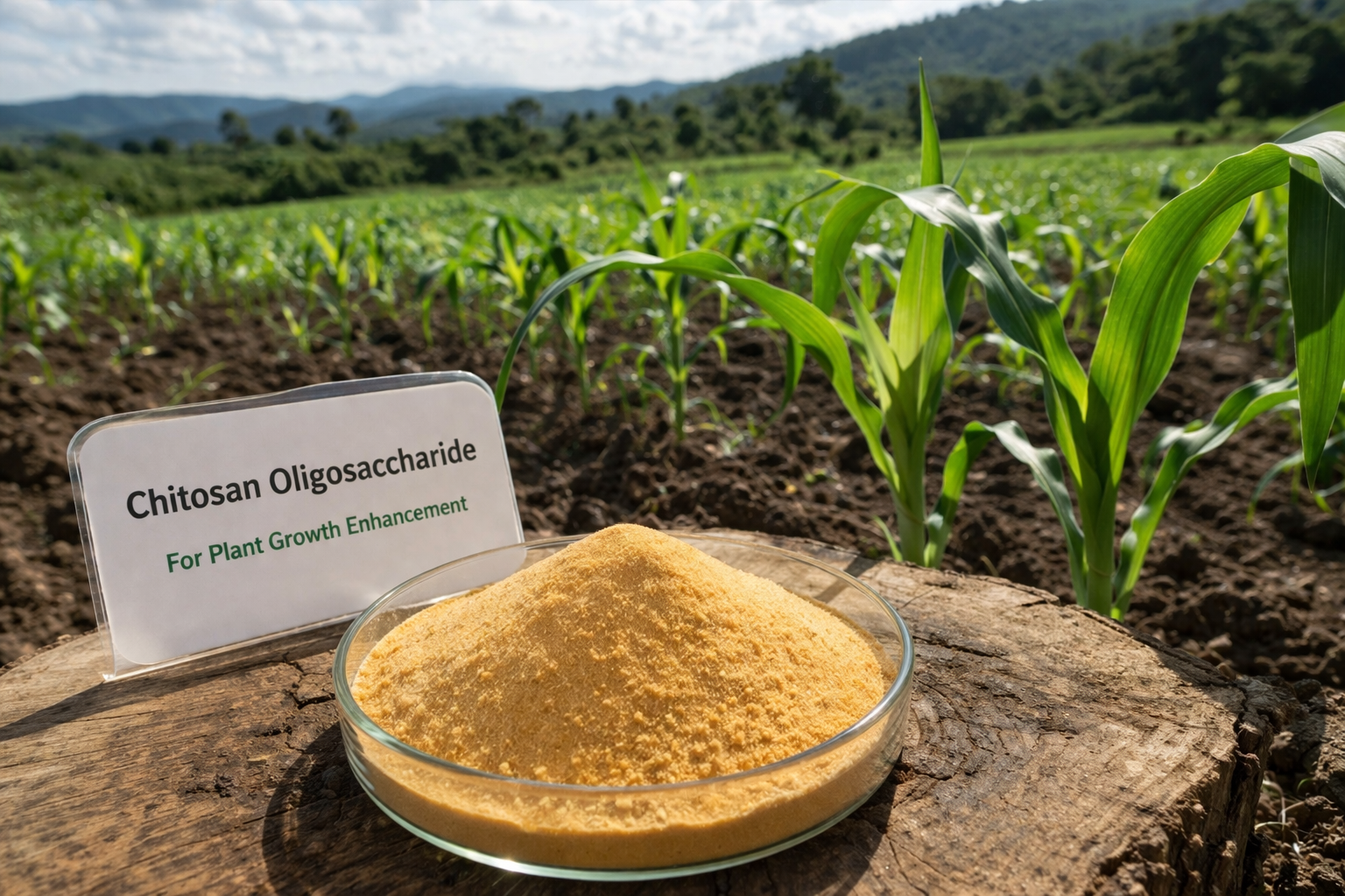 Chitosan Oligosaccharide for Plant Growth Enhancement | Water-Soluble COS Biostimulant for Agriculture, Foliar Spray & Hydroponics