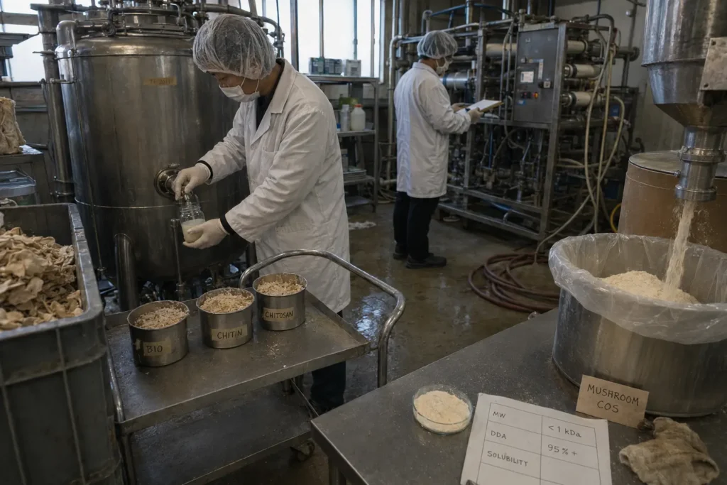 How Mushroom Chitosan Oligosaccharide Is Produced