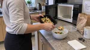 heating food in plastic Microplastics
